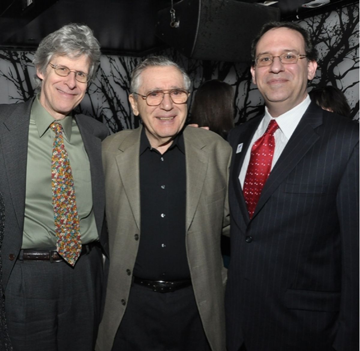 ATW Chairman Ted Chapin, Al Larson and ATW Executive Director Howard Sherman at American Theatre Wing Presents the 2009 Jonathan Larson Grants